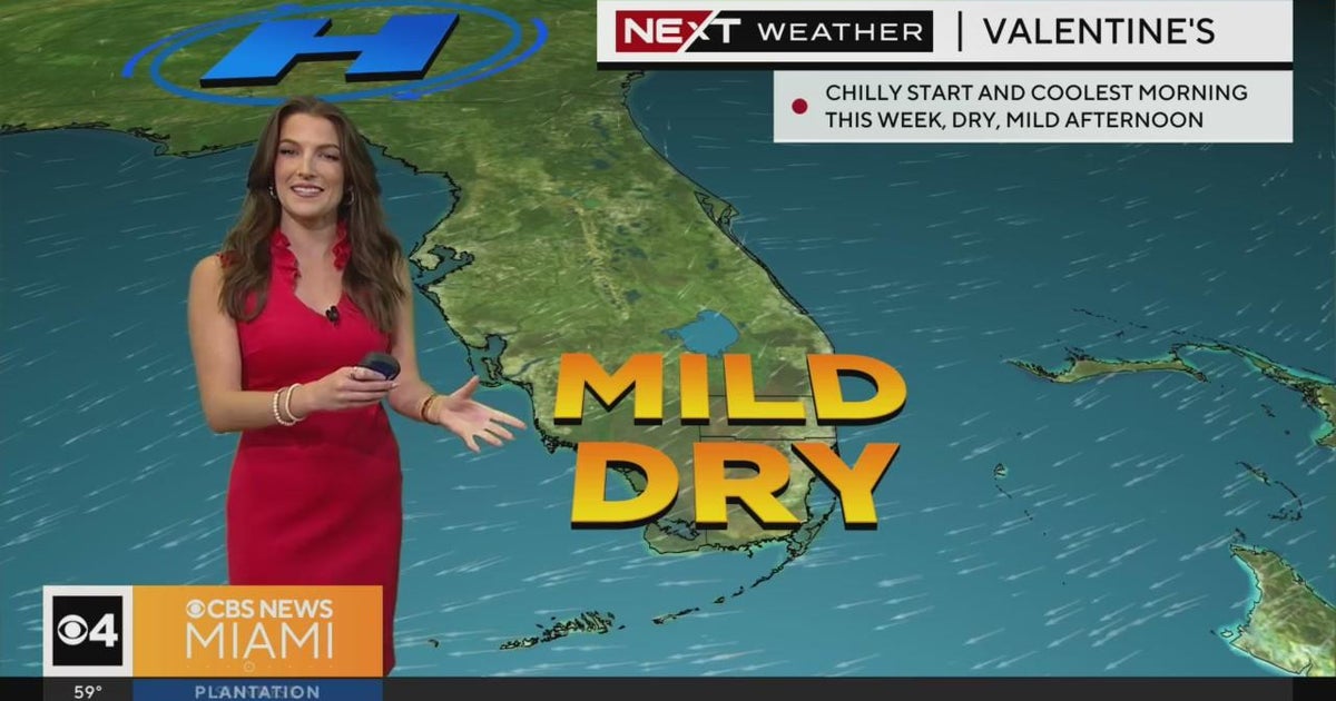 Miami Weather for Wednesday 2/14/2024 5AM - CBS Miami