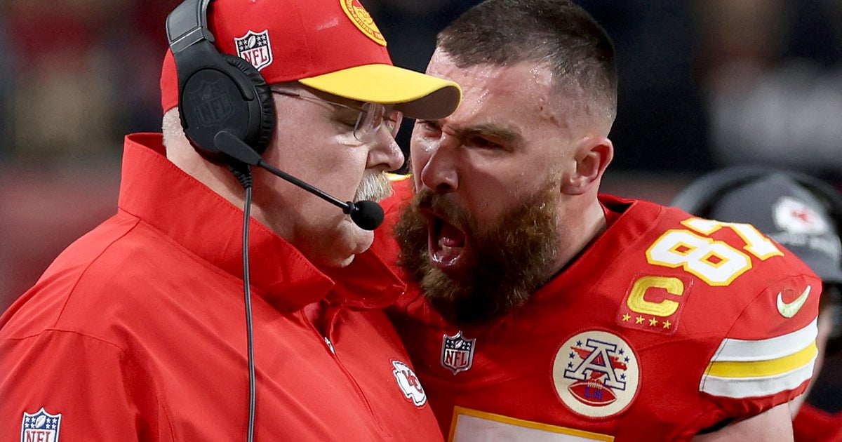 Jason Kelce: Travis Kelce crossed the line by pushing Andy Reid during Super Bowl LVIII