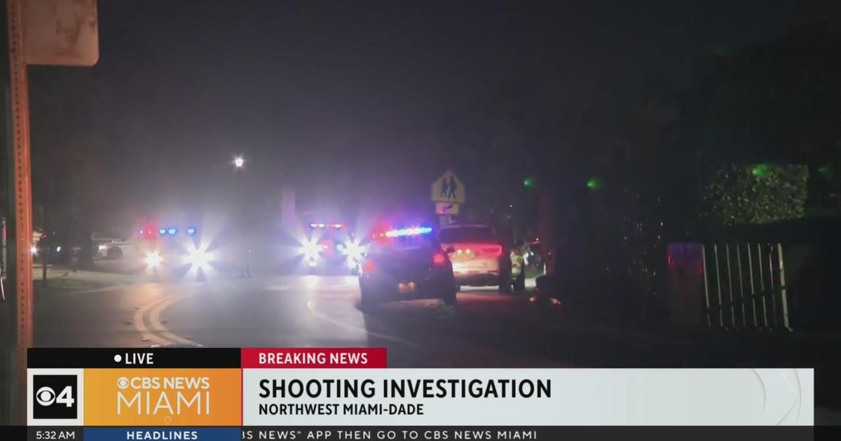 Shooting investigation in northwest Miami-Dade