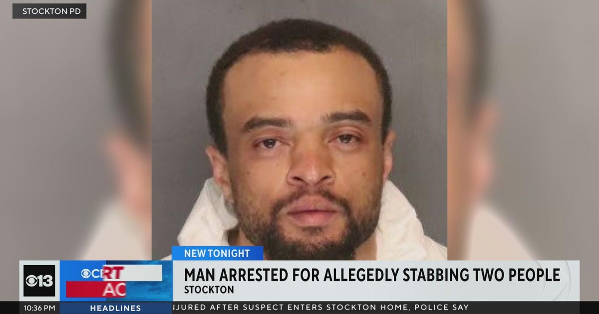 Man accused of stabbing two people arrested in Stockton - CBS Sacramento
