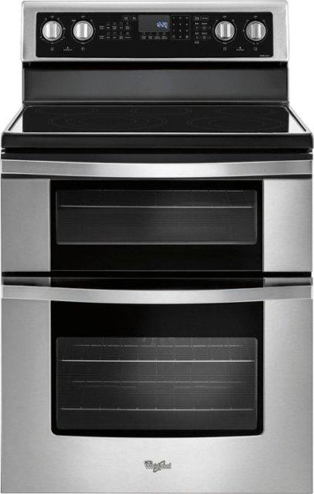Whirlpool 6.7 Cu. Ft. Self-Cleaning Freestanding Double Oven Electric Convection Range 