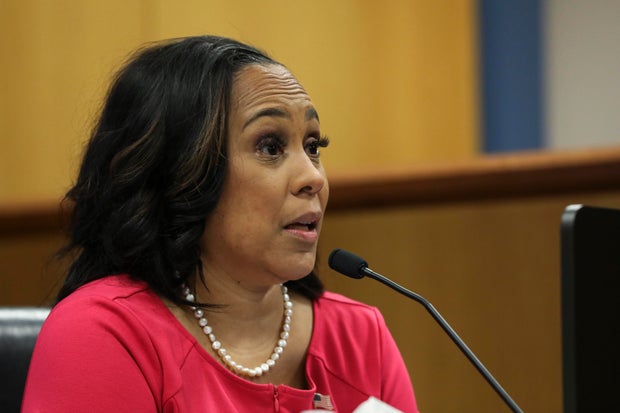 Fulton County District Attorney Fani Willis in court