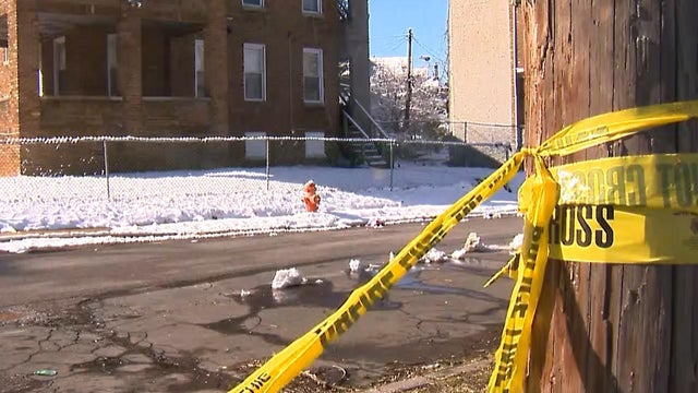 Generic police lights and crime scene tape 