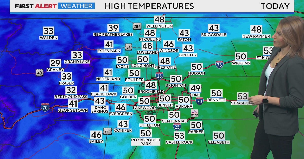 Increasing Clouds Sunday, Mild Monday - CBS Colorado
