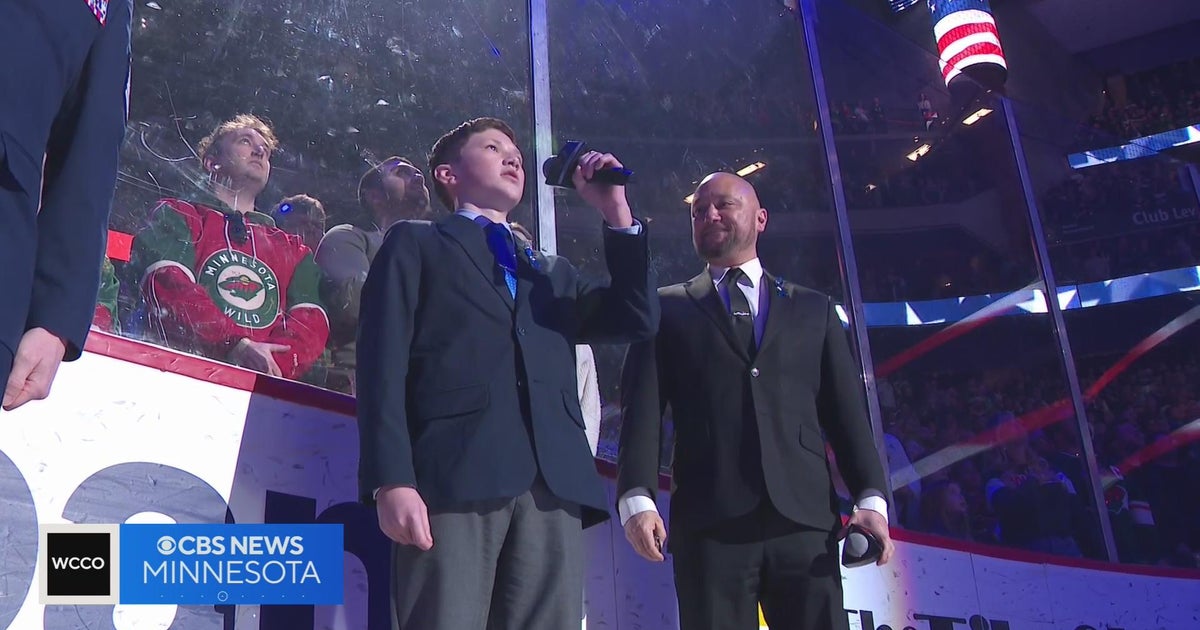 Kids take over Xcel during Minnesota Wild&rsquo;s Presidents Day game - CBS Minnesota