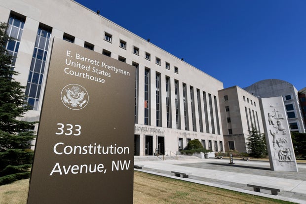 A view of the E. Barrett Prettyman Courthouse in Washington, D.C., on Oct. 11, 2019.