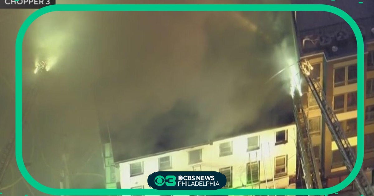 2alarm fire burning in Philadelphia's Francisville neighborhood CBS