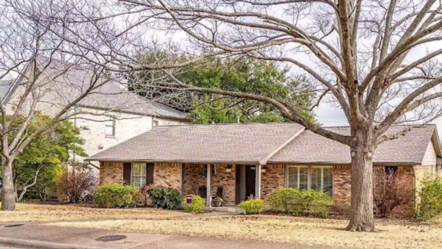 A pecan tree disappeared from a Dallas front yard 