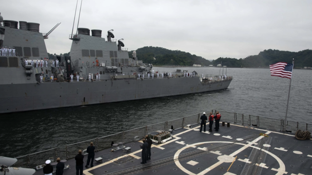 USS Higgins arrives at Yokosuka 