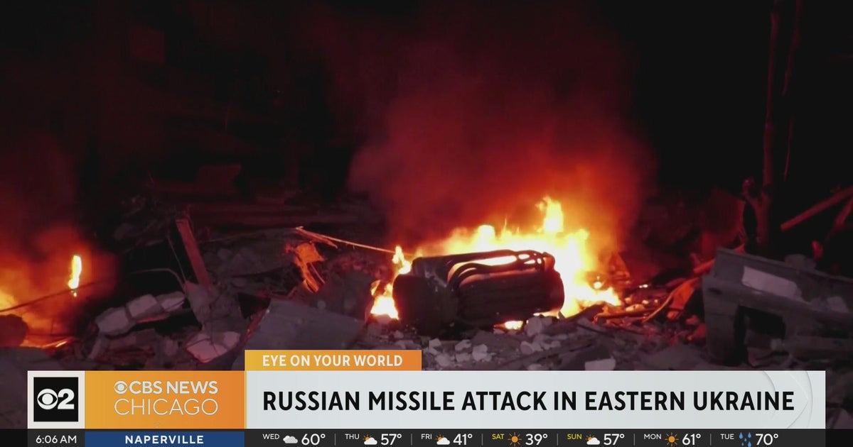 Russian missile attack in eastern Ukraine - CBS Chicago