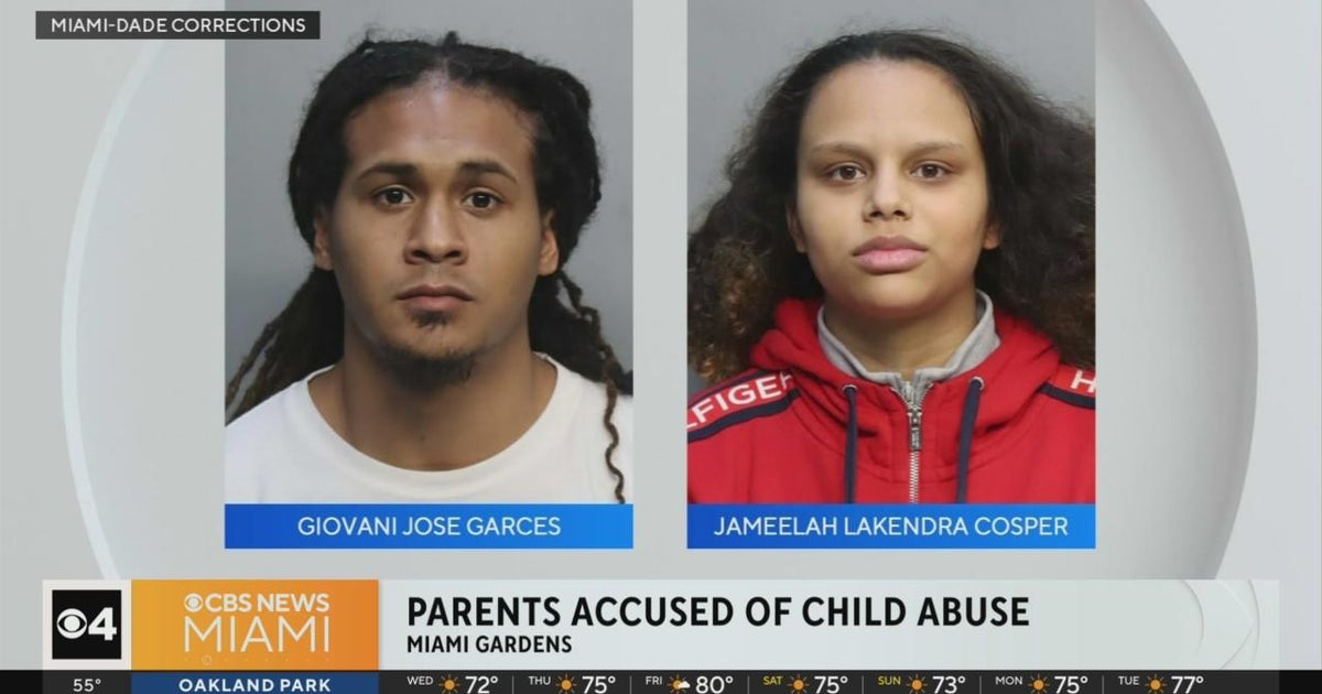 Miami Gardens parents arrested for alleged child abuse - CBS Miami