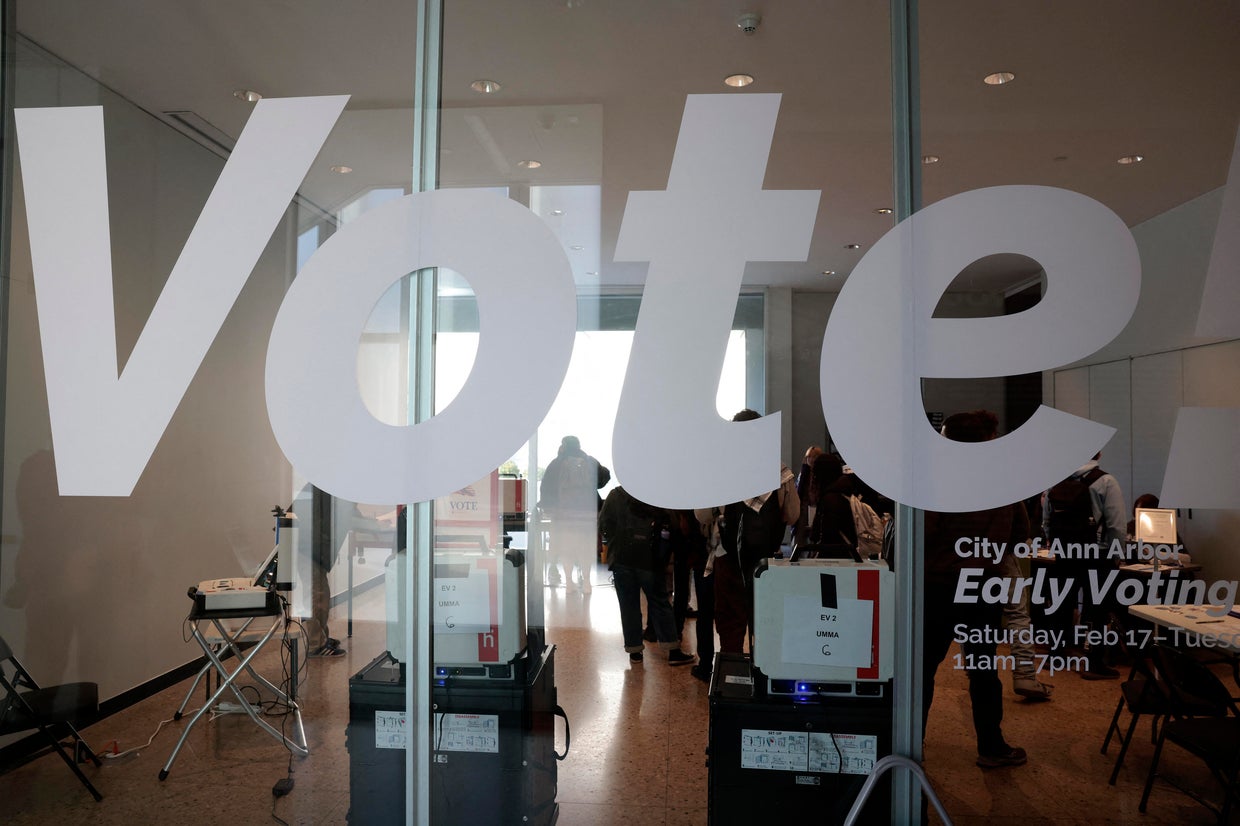 More than 18K vote early for 2024 Michigan presidential primary - CBS ...