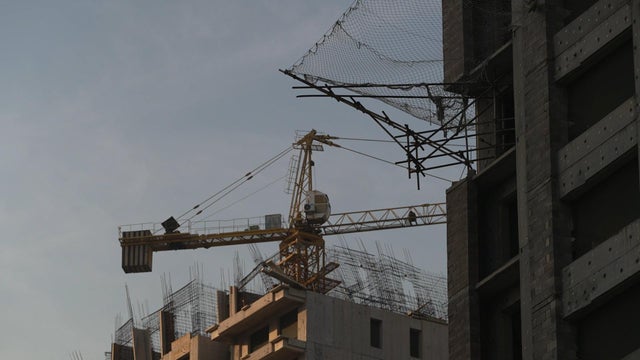 Construction site in China