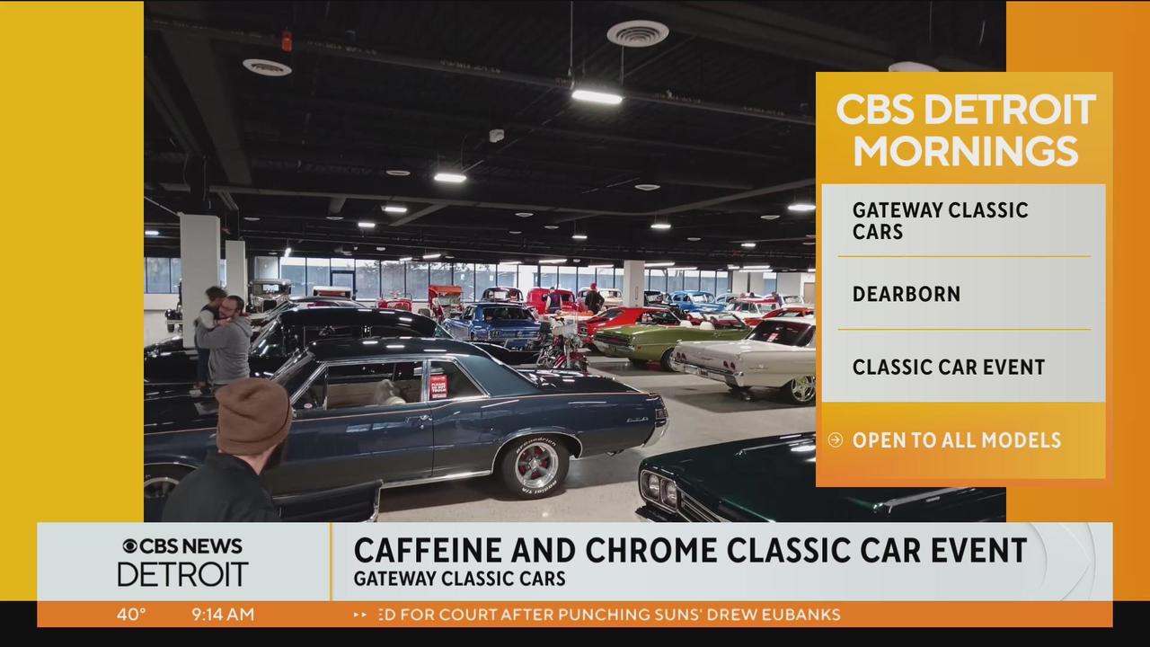 Caffeine and Chrome classic car show comes to Dearborn CBS Detroit