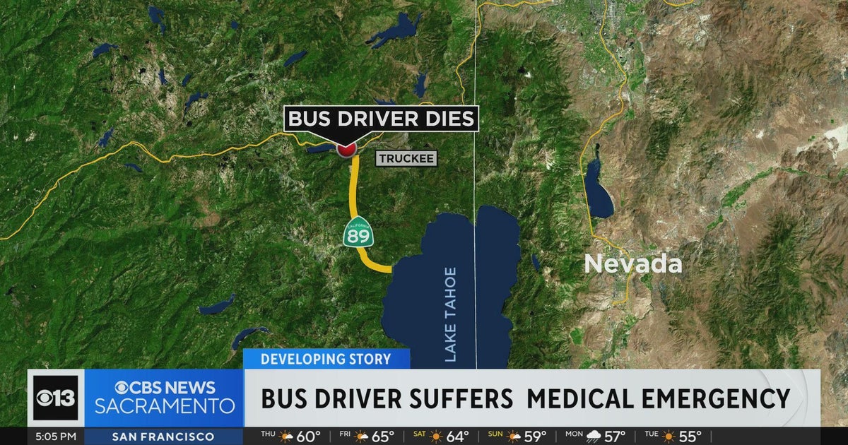 Coach bus driver dies after suffering a medical emergency on California highway