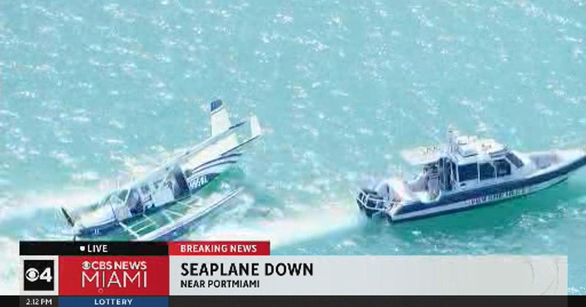 Rescue attempts underway immediately after seaplane goes down around PortMiami