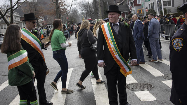 St Patricks Parade on Staten Island 