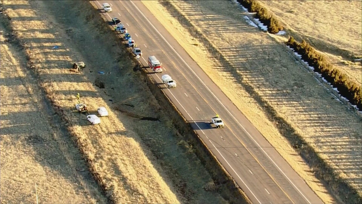 3 die in single-car crash in Northern Colorado on Highway 287 - CBS ...