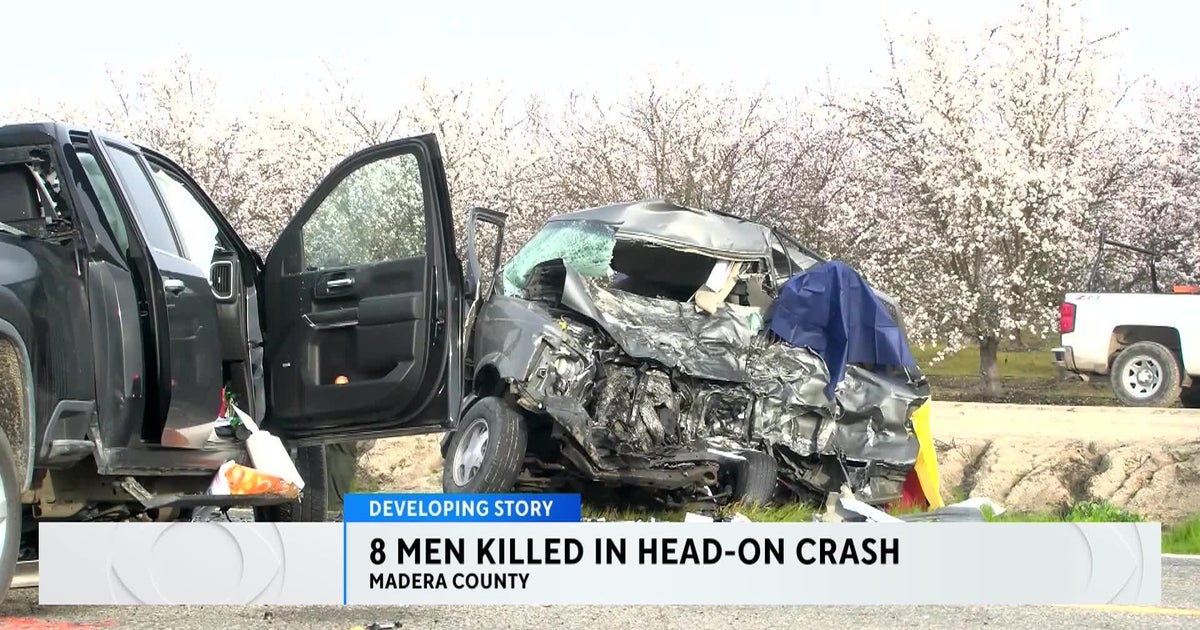 8 killed in Central California head-on crash