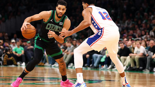  
How to watch today's Philadelphia 76ers vs. Boston Celtics NBA game: Livestream options, starting time, more 
The Sixers and Celtics face off tonight for the last time of the 2024 NBA regular season. Here's how to watch the game. 
2H ago