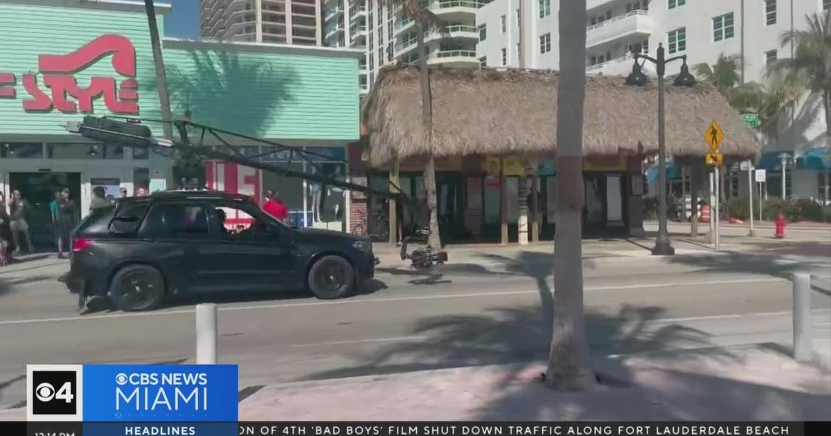 Fort Lauderdale Beach highway quickly closed for filming of