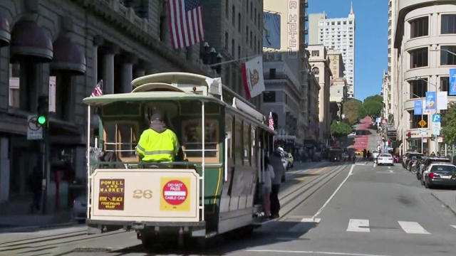 Cable Car on Powell Street in S.F. 