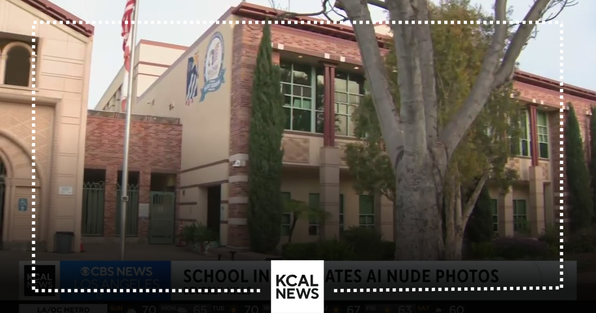 Investigation underway after students use AI to create nude images of classmates in Beverly Hills - CBS Los Angeles