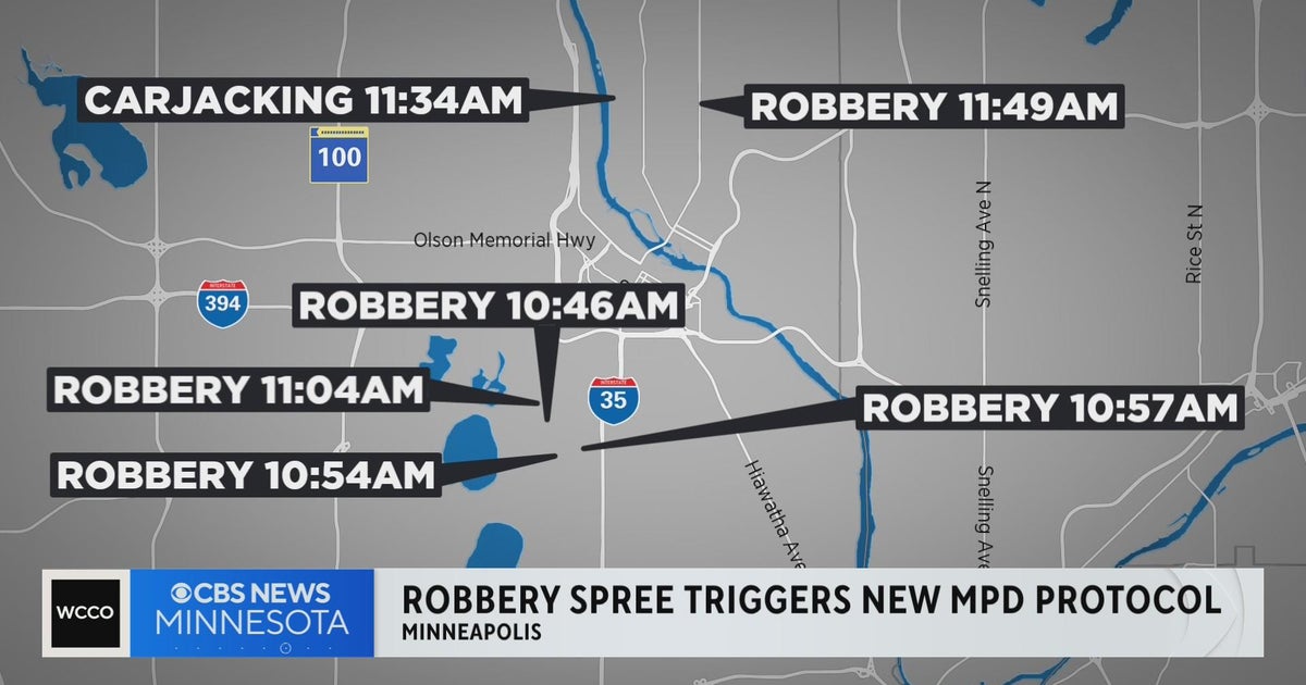 MPD investigating string of robberies committed by teens - CBS Minnesota
