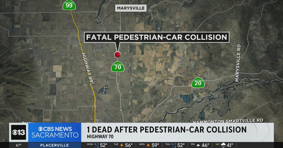 Pedestrian killed in Highway 70 collision in Yuba County