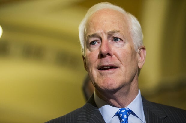 Sen. John Cornyn speaks at the U.S. Capitol on July 25, 2017.