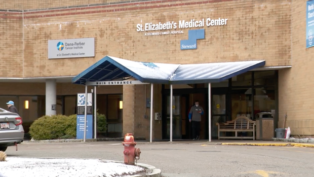 Exterior of St. Elizabeth's Medical Center in Boston