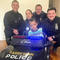 5-year-old with brain cancer lives out dream of becoming police officer