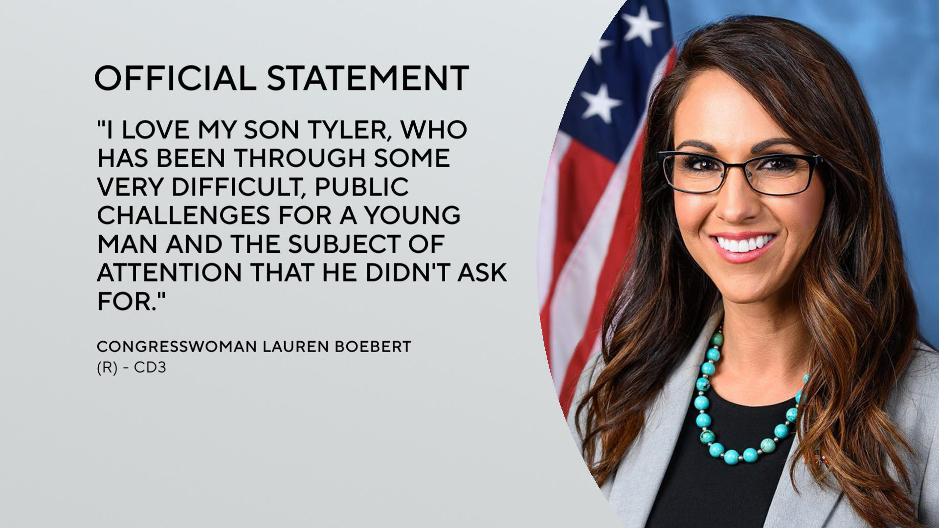 Rep. Lauren Boebert releases statement after son is arrested in Colorado