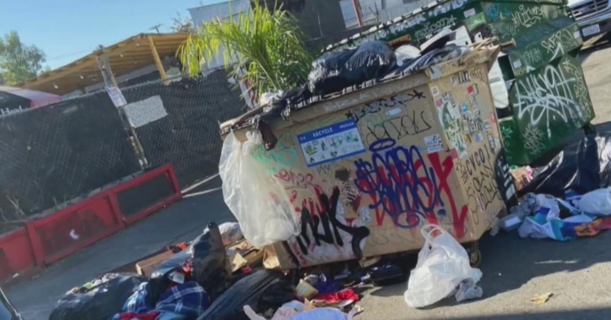 Illegal dumping an ongoing struggle for West Oakland deli owner - CBS San Francisco