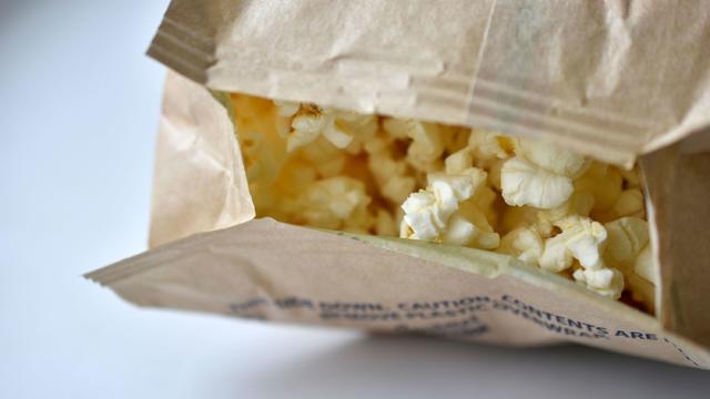 Microwave popcorn bag 