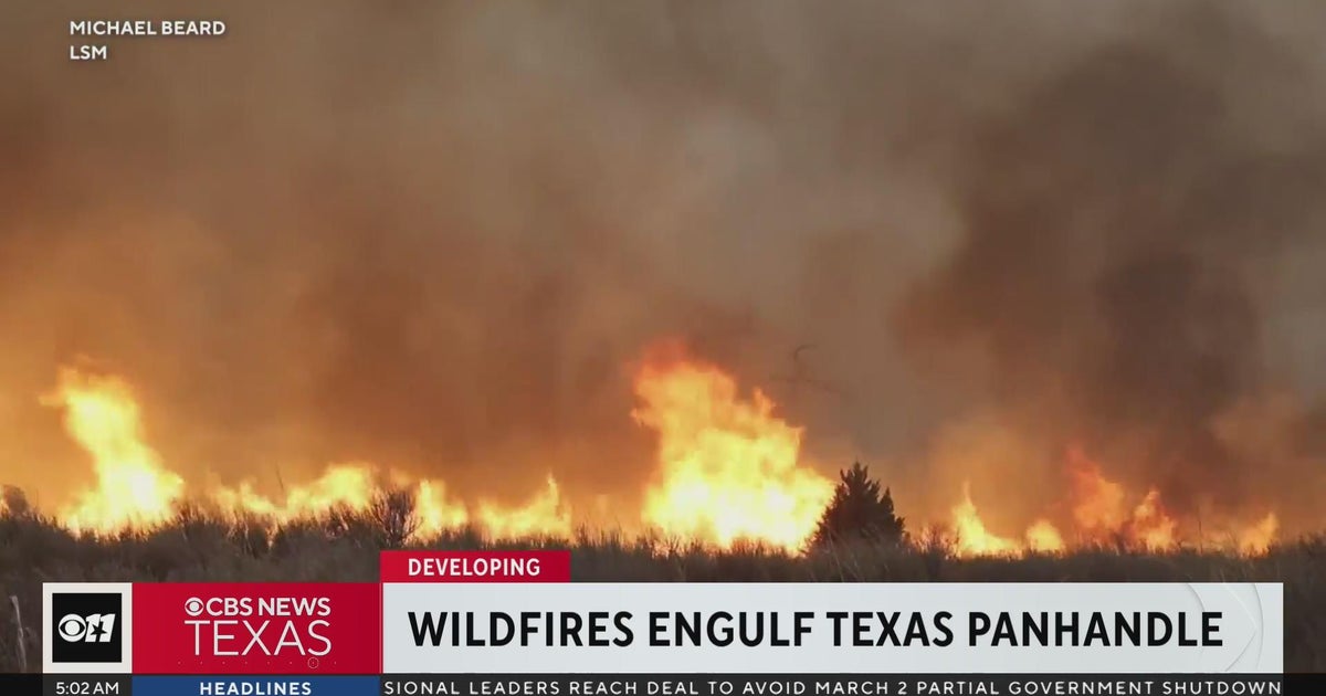 Wildfires engulf Texas panhandle - CBS Texas