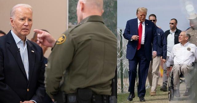 How voters are responding to Biden, Trump border visits - CBS News