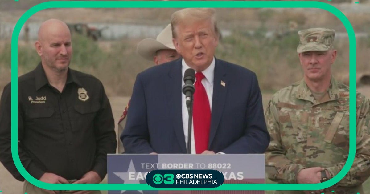 Trump and Biden travel to U.S.-Mexico border in Texas - CBS Philadelphia