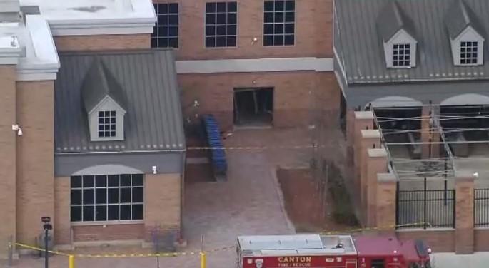 Several people injured after vehicle crashes into Walmart in Canton ...
