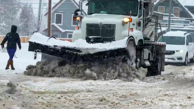 Snowplow Clearing Roads 
