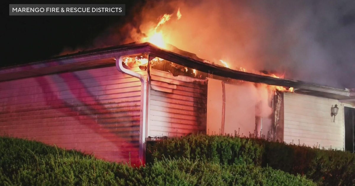 Two adults, two pets die in house fire northwest of Chicago - CBS Chicago