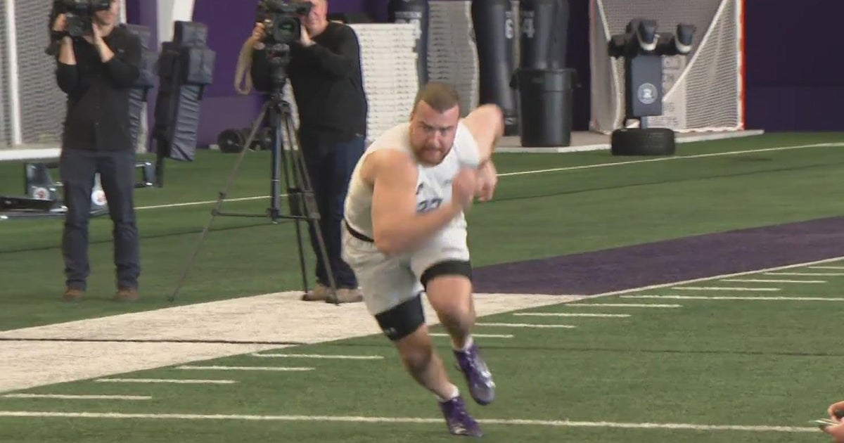 Northwestern football players try to impress NFL scouts at team's Pro ...