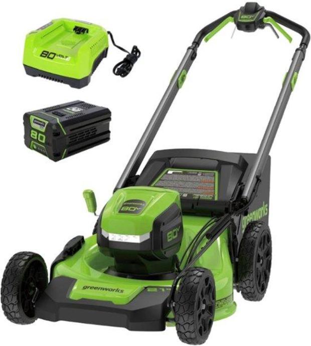 Greenworks 80 Volt 21-Inch Self-Propelled Lawn Mower 