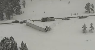 Portions of I-70 closed in Colorado mountains due to icy, snowy road ...