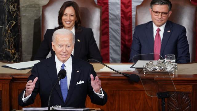 President Biden delivers the State of the Union address, March 7, 2024. 