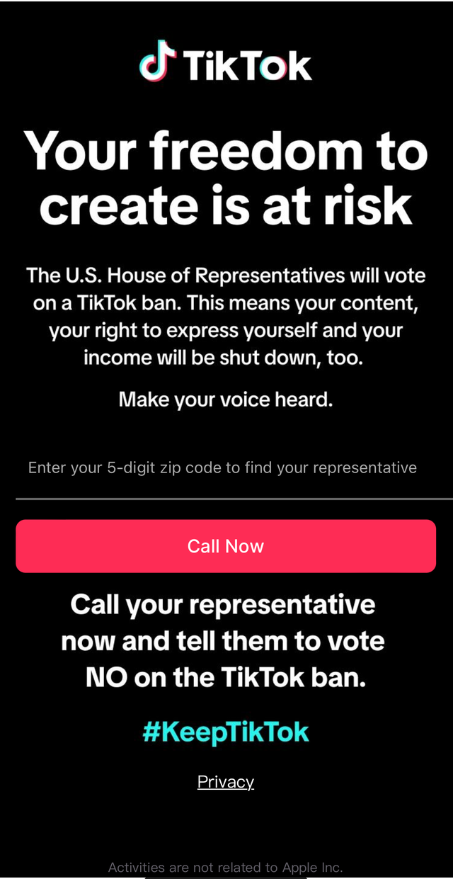 TikTok is urging users to call Congress about a looming ban - The Verge