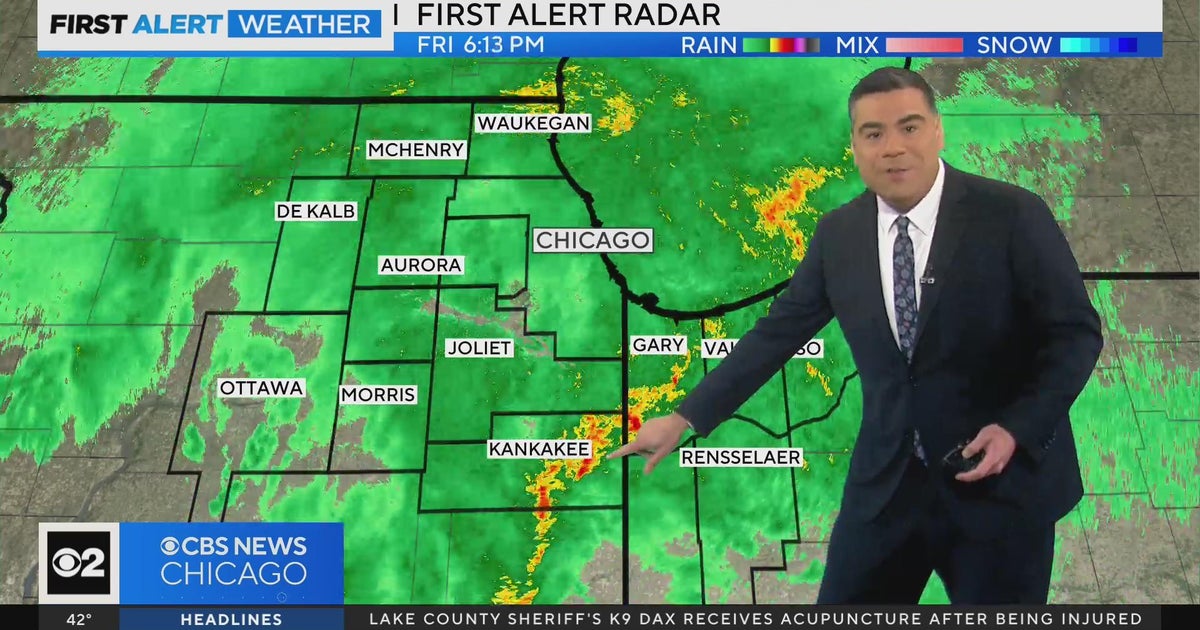 More showers, some snow, on the way for the Chicago area - CBS Chicago