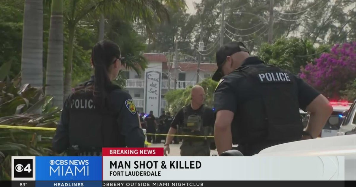 Man shot and killed in Fort Lauderdale - CBS Miami
