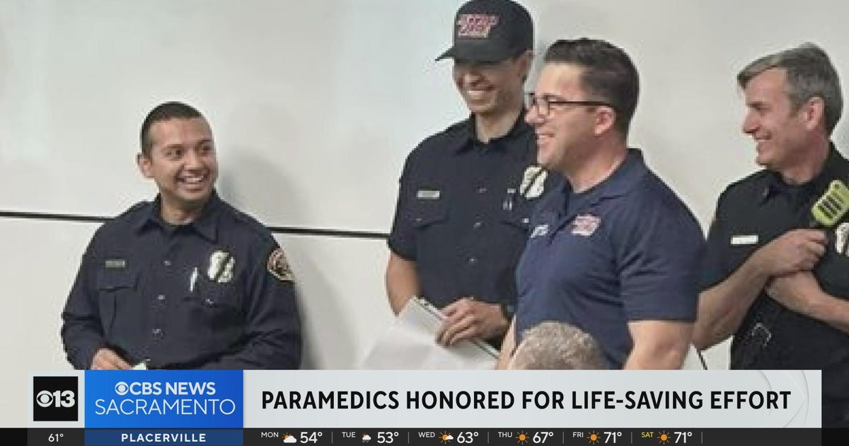 Group of Sacramento first responders honored for life-saving effort