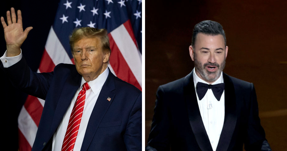 Donald Trump roasted Jimmy Kimmel on social media during the Oscars. Then the host read it on air. Donald Trump roasted Jimmy Kimmel on social media during the Oscars. Then the host read it on air.
